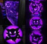 Gengar Collection - Ghastly, Haunter and Gengar - Gaming Computer Fan Shroud / Grill / Cover - Pokemon - Custom 3D Printed - 120mm, 140mm