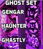 Gengar Collection - Ghastly, Haunter and Gengar - Gaming Computer Fan Shroud / Grill / Cover - Pokemon - Custom 3D Printed - 120mm, 140mm