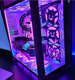 Gengar Collection - Ghastly, Haunter and Gengar - Gaming Computer Fan Shroud / Grill / Cover - Pokemon - Custom 3D Printed - 120mm, 140mm