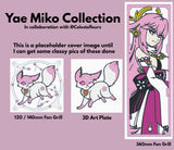 Yae Miko FIVE Color Gaming Computer Fan Shroud / Grill / Cover - Custom 3D Printed - Genshin Impact - 120mm, 140mm, 360mm - Celestefleurs