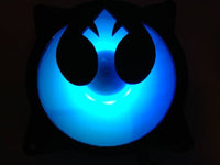 Rebel / Rebellion Logo / Symbol Gaming Computer Fan Shroud / Grill / Cover - Star Wars - Custom 3D Printed