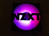 NZXT Logo Gaming Computer Fan Shroud / Grill / Cover - Custom 3D Printed