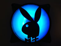 Playboy Bunny Rabbit Logo Gaming Computer Fan Shroud / Grill / Cover - Custom 3D Printed - 120mm, 140mm