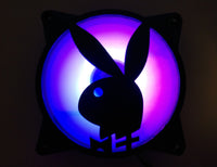 Playboy Bunny Rabbit Logo Gaming Computer Fan Shroud / Grill / Cover - Custom 3D Printed - 120mm, 140mm