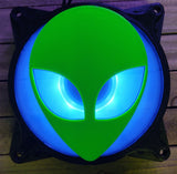 Alien Gaming Computer Fan Shroud / Grill / Cover - Custom 3D Printed - 120mm, 140mm