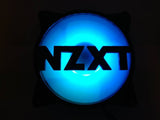 NZXT Logo Gaming Computer Fan Shroud / Grill / Cover - Custom 3D Printed