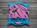 D.Va MEKA Gaming Computer Fan Shroud / Grill / Cover - Overwatch - Custom 3D Printed