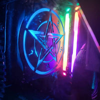 Pentagram / pentacle Gaming Computer Fan Shroud / Grill / Cover - Custom 3D Printed - 120mm, 140mm