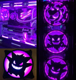 Gengar Collection - Ghastly, Haunter and Gengar - Gaming Computer Fan Shroud / Grill / Cover - Pokemon - Custom 3D Printed - 120mm, 140mm