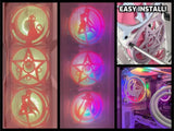 Sailor Moon Series Gaming Computer Fan Shroud / Grill / Cover  - Custom 3D Printed - 120mm, 140mm