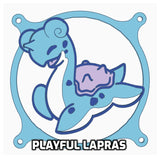 Lapras Collection - Tricolor - Gaming Computer Fan Shroud / Grill / Cover -  Pokemon - Custom 3D Printed - 120mm, 140mm