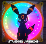 Umbreon Multicolor Gaming Computer Fan Shroud / Grill / Cover -  Pokemon - Custom 3D Printed - 120mm, 140mm