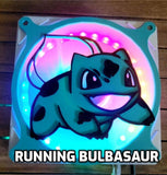 Bulbasaur Collection Dual Color Gaming Computer Fan Shroud / Grill / Cover - Pokemon - Custom 3D Printed - 120mm, 140mm