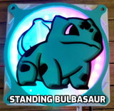 Bulbasaur Collection Dual Color Gaming Computer Fan Shroud / Grill / Cover - Pokemon - Custom 3D Printed - 120mm, 140mm