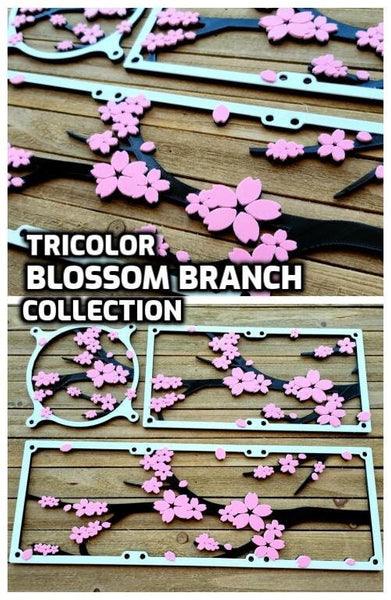 Sakura Cherry Blossom Branch Collection Dual Color Gaming Computer Artisan Fan Shroud / Grill / Cover  - Custom 3D Printed