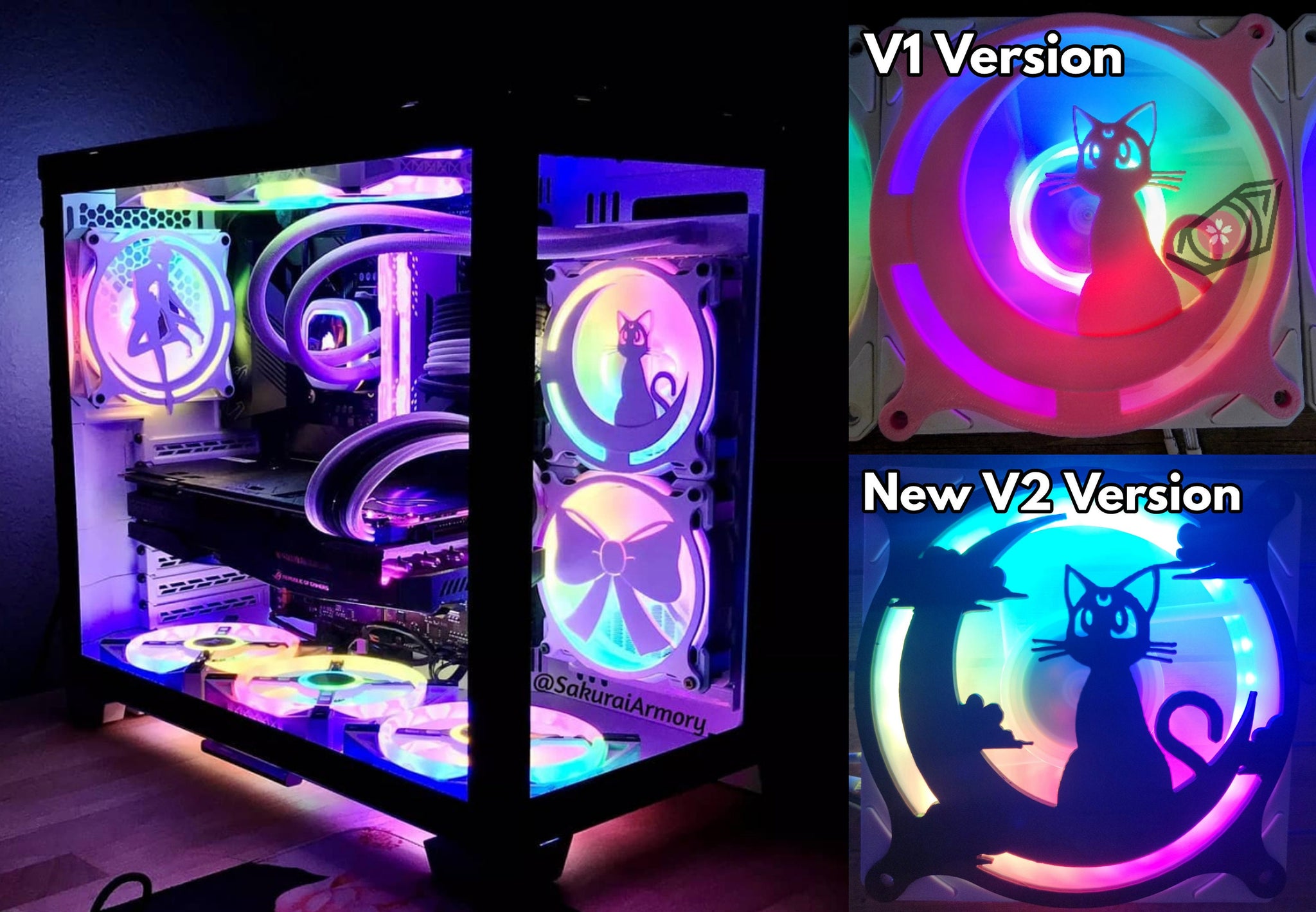 Sakurai Armory - Custom Gaming Computer Fan Grills