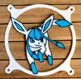 Glaceon Tri Color Collection Gaming Computer Fan Shroud / Grill / Cover -  Pokemon - Custom 3D Printed - 120mm, 140mm, 240mm