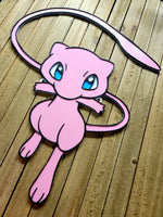 Mew 3D Artisan Wall Plate - Kawaii Pokemon - Custom 3D Printed