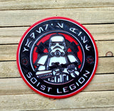 501st Legion Crest 3D Artisan Wall Plate - Star Wars Cosplay - Custom 3D Printed