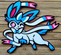 Sylveon 3D Artisan Wall Plate - Kawaii Pokemon - Custom 3D Printed