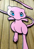 Mew 3D Artisan Wall Plate - Kawaii Pokemon - Custom 3D Printed