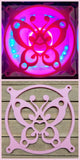 Precure Collection - Butterfly, Heart Bow, Witch Hat - Gaming Computer Fan Shroud / Grill / Cover - Custom 3D Printed - 120mm, 140mm