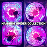 Hanging Spider Collection - Dual Color Artisan Gaming Computer Fan Shroud / Grill / Cover - Sakurai Armory - Custom 3D Printed